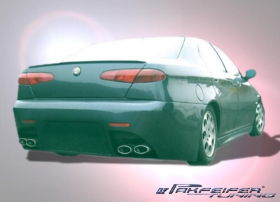 Rear bumper with alu mesh grill, Alfa Romeo 166
