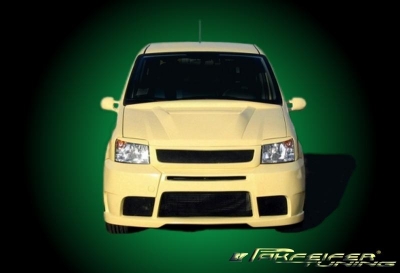 Fiat Panda - Front bumper with alu mesh grill