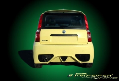 Fiat Panda - Rear bumper with alu mesh grill