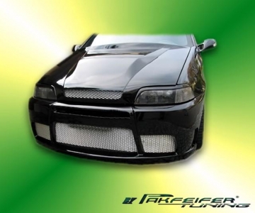 Front bumper with alu mesh grill Fiat Punto