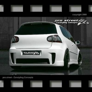 Race Look Heckschrze - VW Golf 5