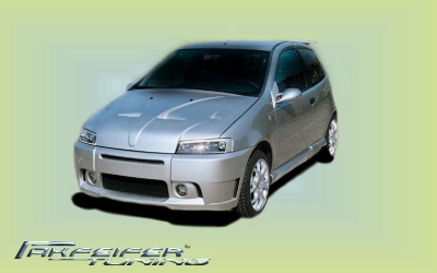 Front bumper with fog lamps