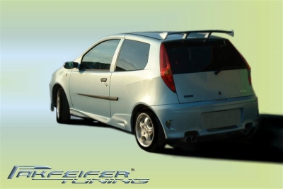 Fiat Punto, Rear bumper with alu mesh grill style B