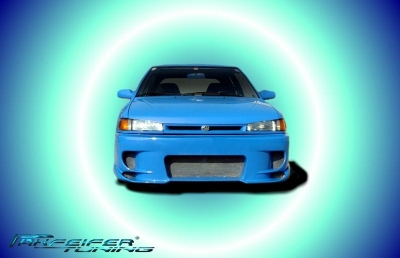 Front bumper with mesh grill
