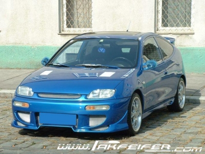 Front bumper with mesh grill