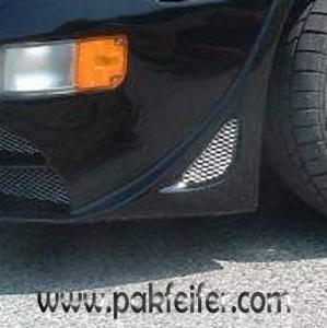 Nissan 300ZX - Front spoiler + alu mesh grill with air intake