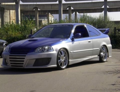MaxMad-Look Front bumper Honda Civic 96-98