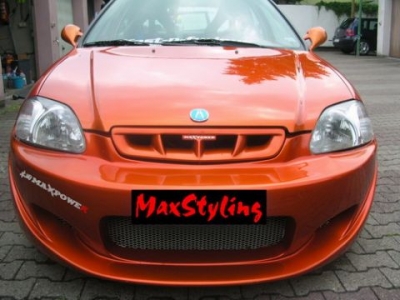 MaxPower Front bumper Honda Civic 96-98