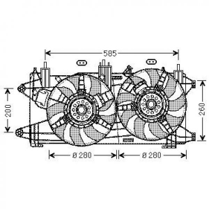 Fiat Elektrolfter Kpl.  Doblo, 3485101