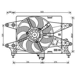 Fiat Elektrolfter Kpl.  Doblo, Doblo 05-10, 3485115