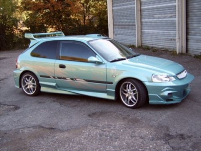Extreme side skirts Honda Civic 96-00