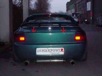 License plate cover Honda CRX Targa