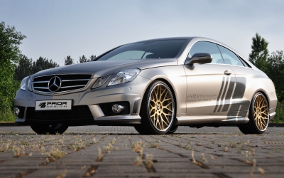 Mercedes E-Klasse Coupe (C207) side skirts