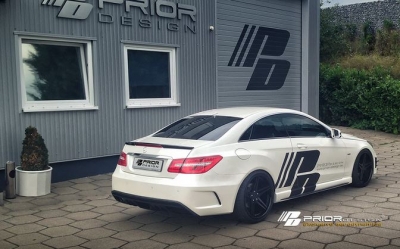 Mercedes E-Klass Coupe (C207) Black Edition Seitenschweller