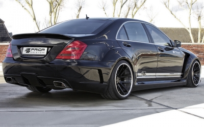 Mercedes S-Klasse (W221) PRIOR-DESIGN Black Edition V2 Widebody Kit