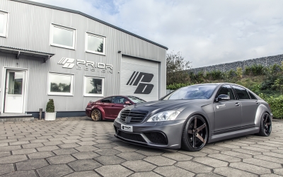 Mercedes S-Klasse (W221) PRIOR-DESIGN Black Edition V2/V3 Motorhaube