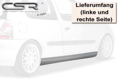 Side skirts Renault Clio 2/B