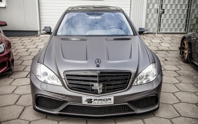 Mercedes S-Klasse (W221) PRIOR-DESIGN Black Edition V2/V3 Motorhaube