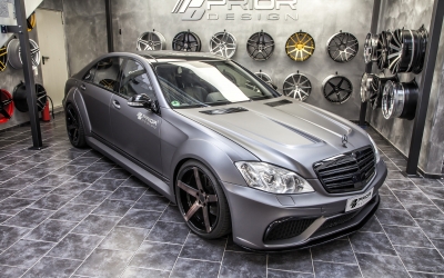 Mercedes S-Klasse (W221) PRIOR-DESIGN Black Edition V2/V3 Motorhaube