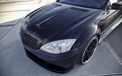 Mercedes S-Klasse (W221) PRIOR-DESIGN Black Edition V2/V3 Motorhaube