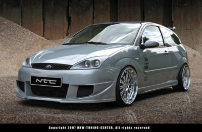 Ford Focus front bumper RB-Design without cut-out for indicator