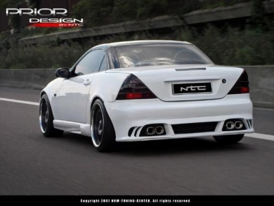 Mercedes SLK 170 Heckstostange Exclusiv-Line