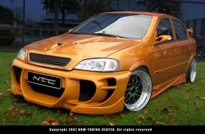 Opel Astra G front bumper Extrem-Design