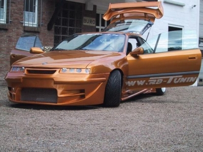 Opel Calibra headlamp masks
