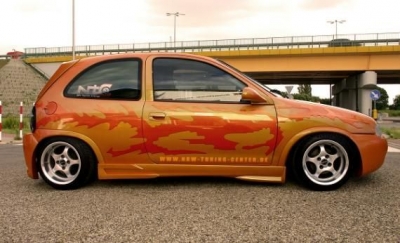 Corsa B side skirts NTC-Design