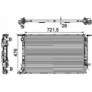 Audi Khler      Audi A4+Q3+Q5, Q5 08->>, 8101806