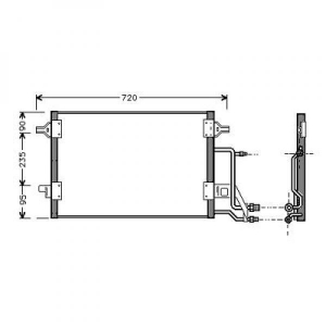 Audi Kondensator       Audi A6, A6 (Typ 4B) 97-01, 8102400