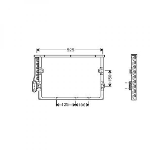 BMW Kondensator       Bmw E36; 3-Reihe Lim/Tour/Comp (E36) 90-99, 8121303