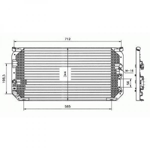 Toyota Kondensator       Corolla, 8138164