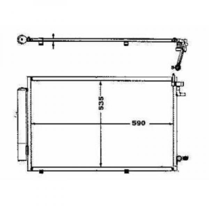 Ford Kondensator        Fiesta, 8140500