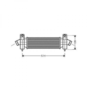 Ford Ladeluftkhler     Mondeo, Mondeo(Lim/Kombi) 03-07, 8142710