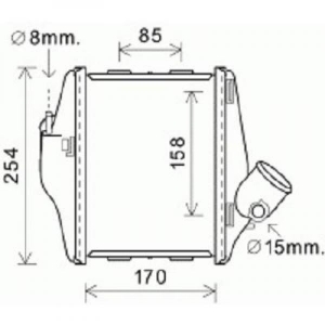 Mercedes Ladeluftkhler      Smart, 8160603