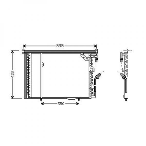 Mercedes Kondensator       Db W201, 8162000