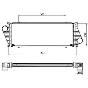 Volkswagen Ladeluftkhler   Sprinter; 8166104