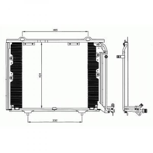 Mercedes Kondensator  D.Benz W 202, SLK R170 96-04, 8167001