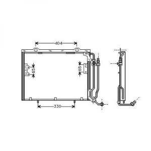 Mercedes Kondensator          W202, CLK C208 97-02, 8167003