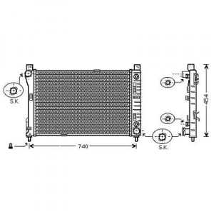 Mercedes Khler               W203, CLK 200-500 C209 02-09, 8167104