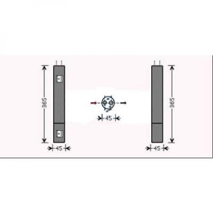 Mercedes Trockner         A-Klasse, B-Klasse W245 08-11, 8168109