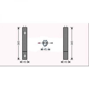 Mercedes Trockner         A-Klasse, B-Klasse W245 08-11, 8168109