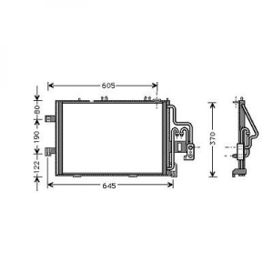 Opel Kondensator   Corsa;Combo, Corsa C 03-06, 8181300