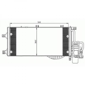 Opel Kondensator   Corsa;Combo, Corsa C 03-06, 8181302