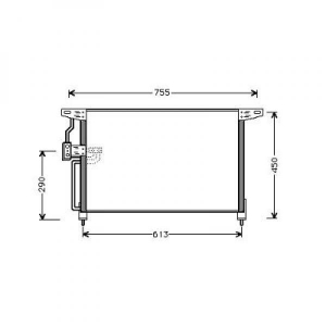 Opel Kondensator       Omega B, Omega B 99->>, 8184400