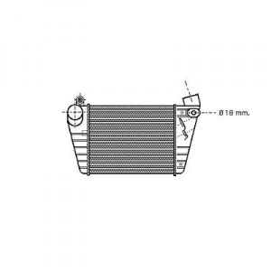 Volkswagen Ladeluftkhler   Golf Tdi; New Beetle 98-11, 8221305