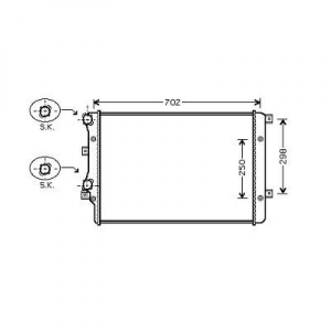 Volkswagen Khler   A 3; Golf V+Plus, Touran 06-10, 8221405