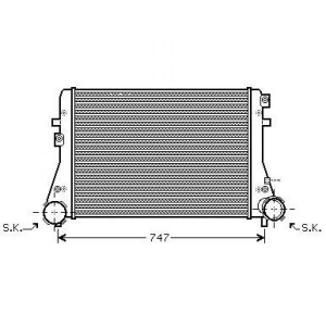 Volkswagen Ladeluftkhler     Seat/Vw Touran 10->>, 8221410