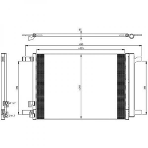 Volkswagen Kondensator Seat/Skoda/Vw, 8221600